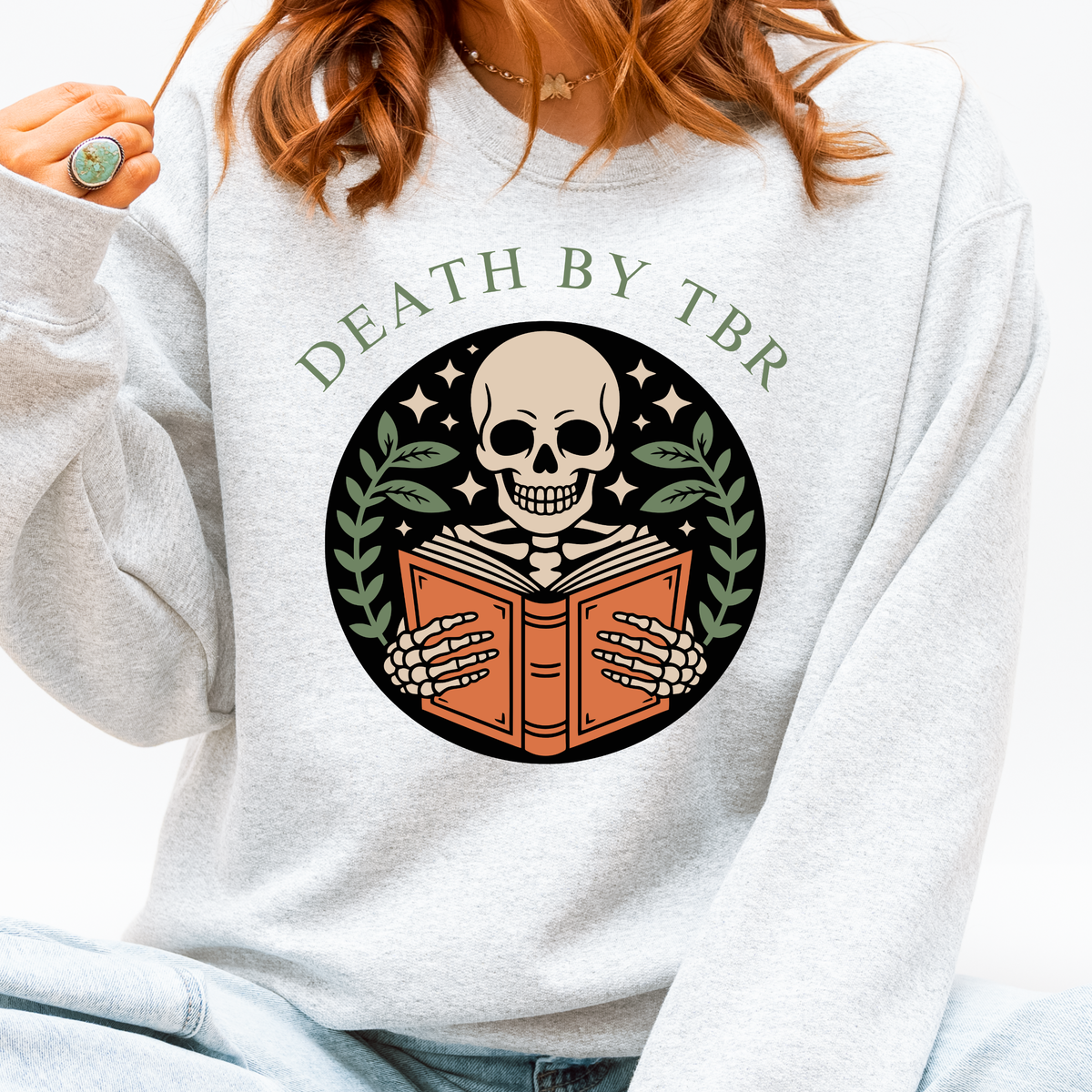 Death by TBR Bookish Crewneck Sweatshirt
