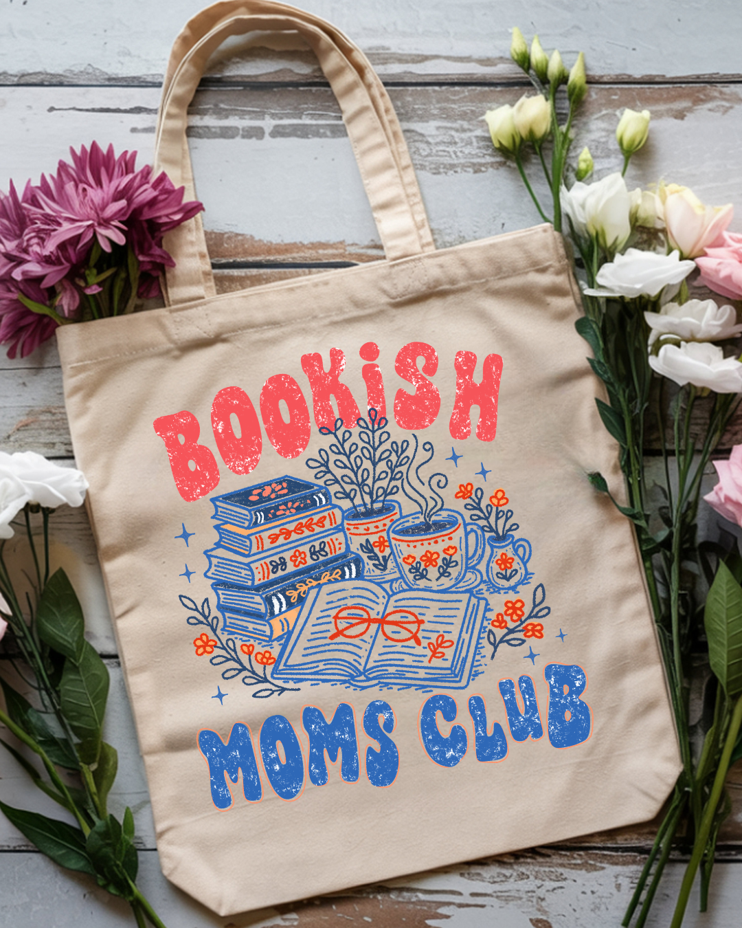 Bookish Mom Club Tote