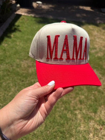 Mama Embroidered Trucker Hat | Snapback Hat | Stylish Mom Hat | Mother’s Day Gift