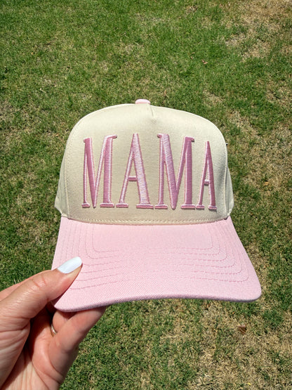 Mama Embroidered Trucker Hat | Snapback Hat | Stylish Mom Hat | Mother’s Day Gift