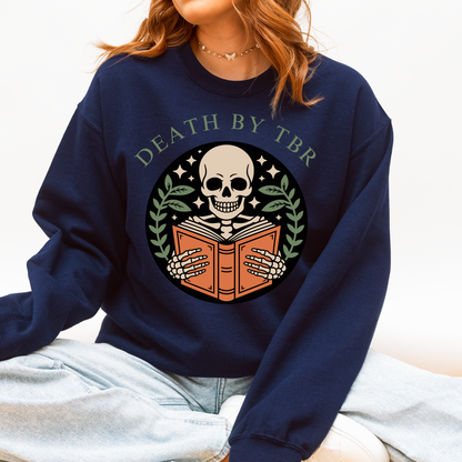 Death by TBR Bookish Crewneck Sweatshirt