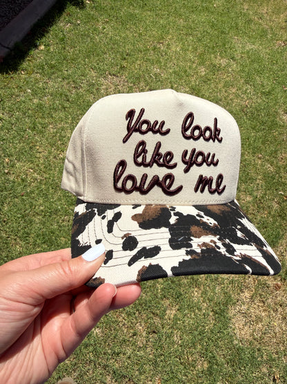 You Look Like You Love Me Trucker Hat | Leopard Print Snapback Hat | Western Country Concert Hat | Trendy Women’s Cap