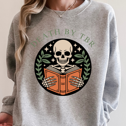 Death by TBR Bookish Crewneck Sweatshirt