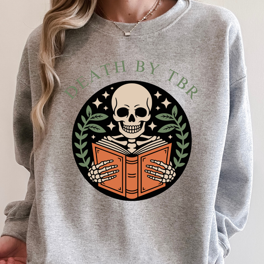 Death by TBR Bookish Crewneck Sweatshirt