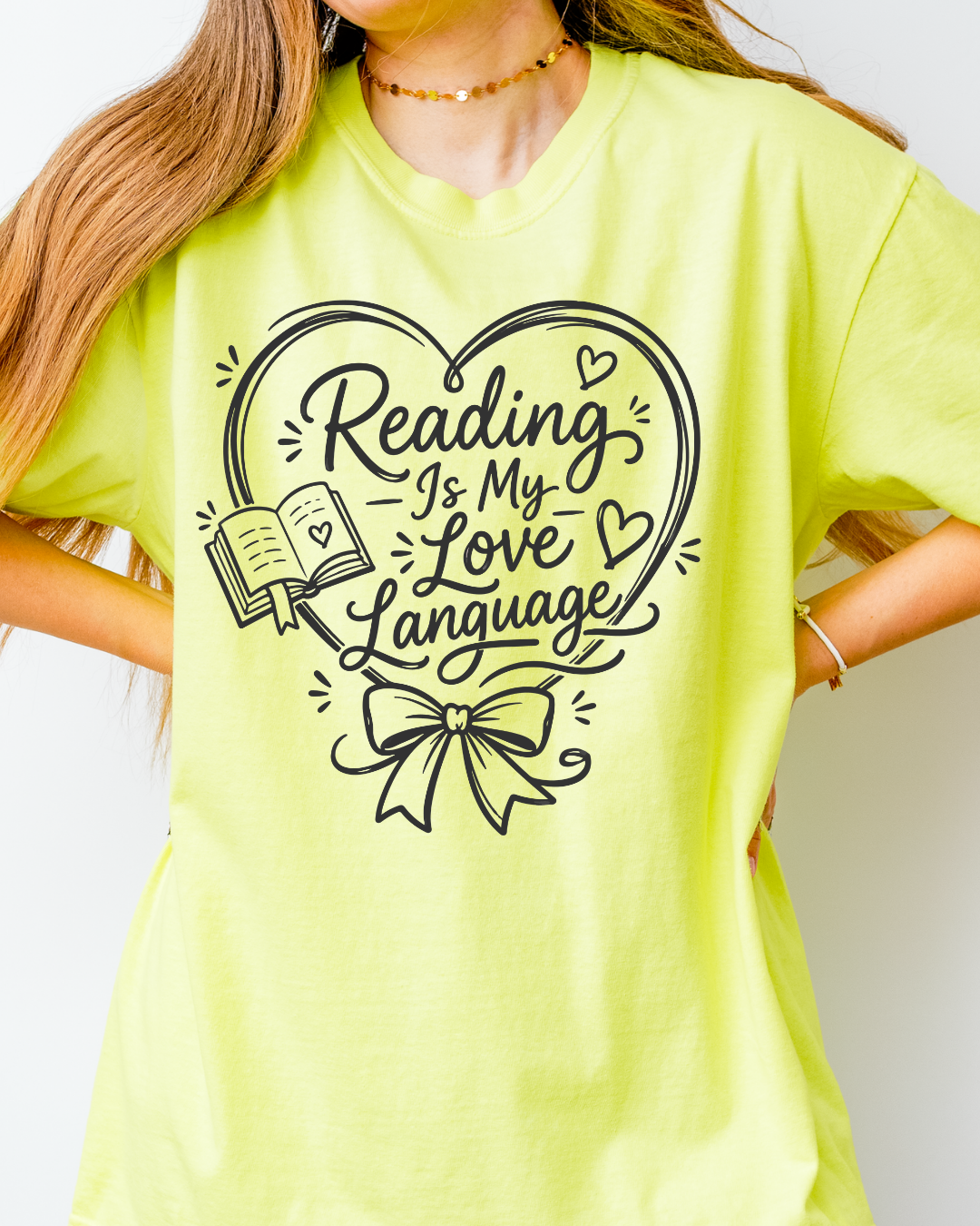 Reading Is My Love Language Shirt | Book Lover Graphic Tee | Reader Gift | Book Club Shirt | Cozy Bookish Apparel