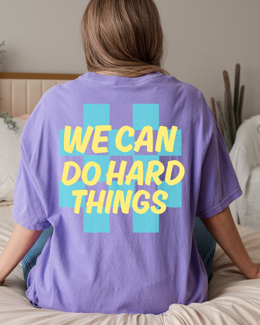 Smiley We Can Do Hard Things- Graphic Tee