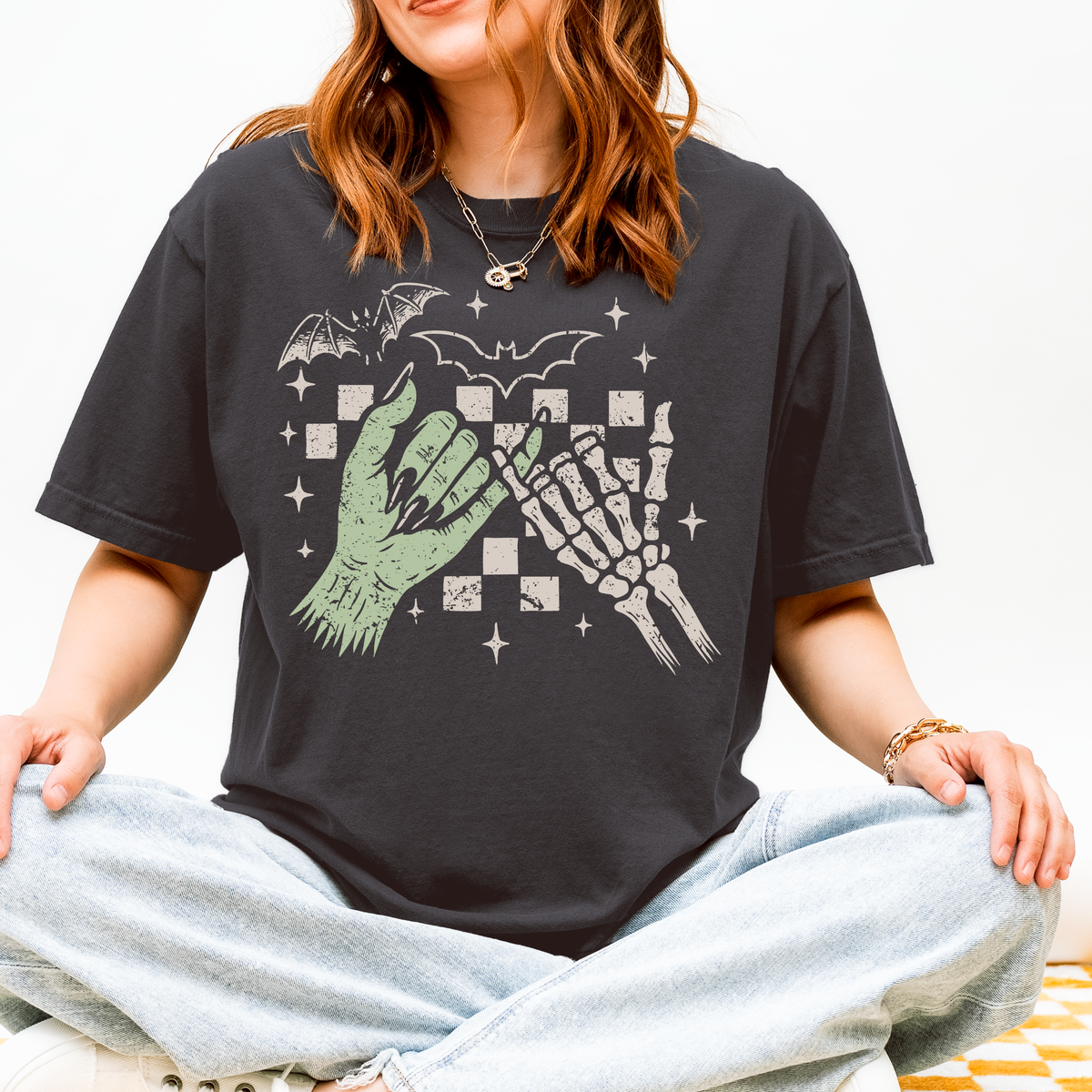 Spooky Pinky Promise Halloween Tee | Spooky Cute Gothic Graphic T-Shirt