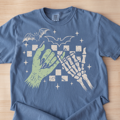 Spooky Pinky Promise Halloween Tee | Spooky Cute Gothic Graphic T-Shirt