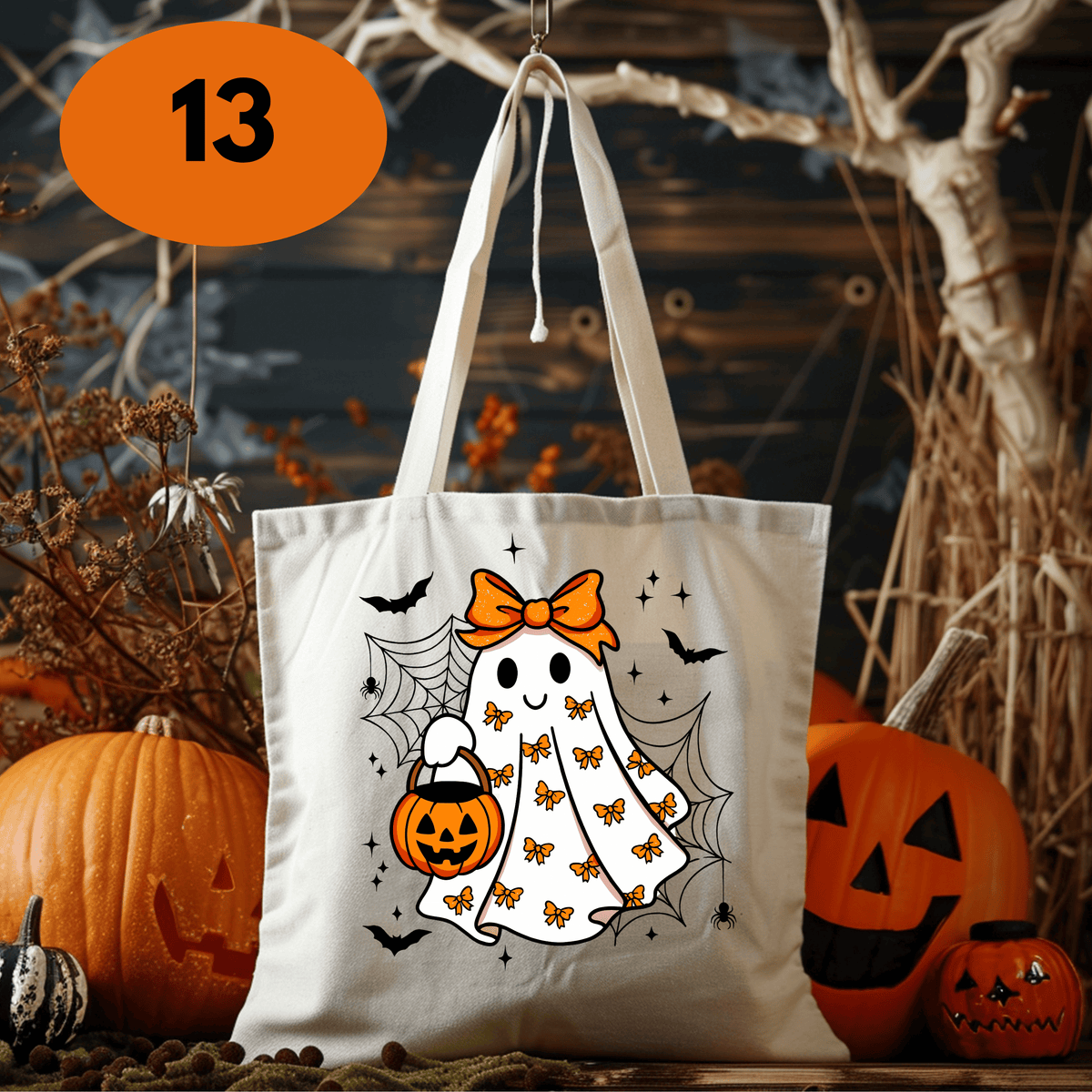 Kids Halloween Trick-or-Treat Bag | 15 Designs to Choose From | Personalization Option