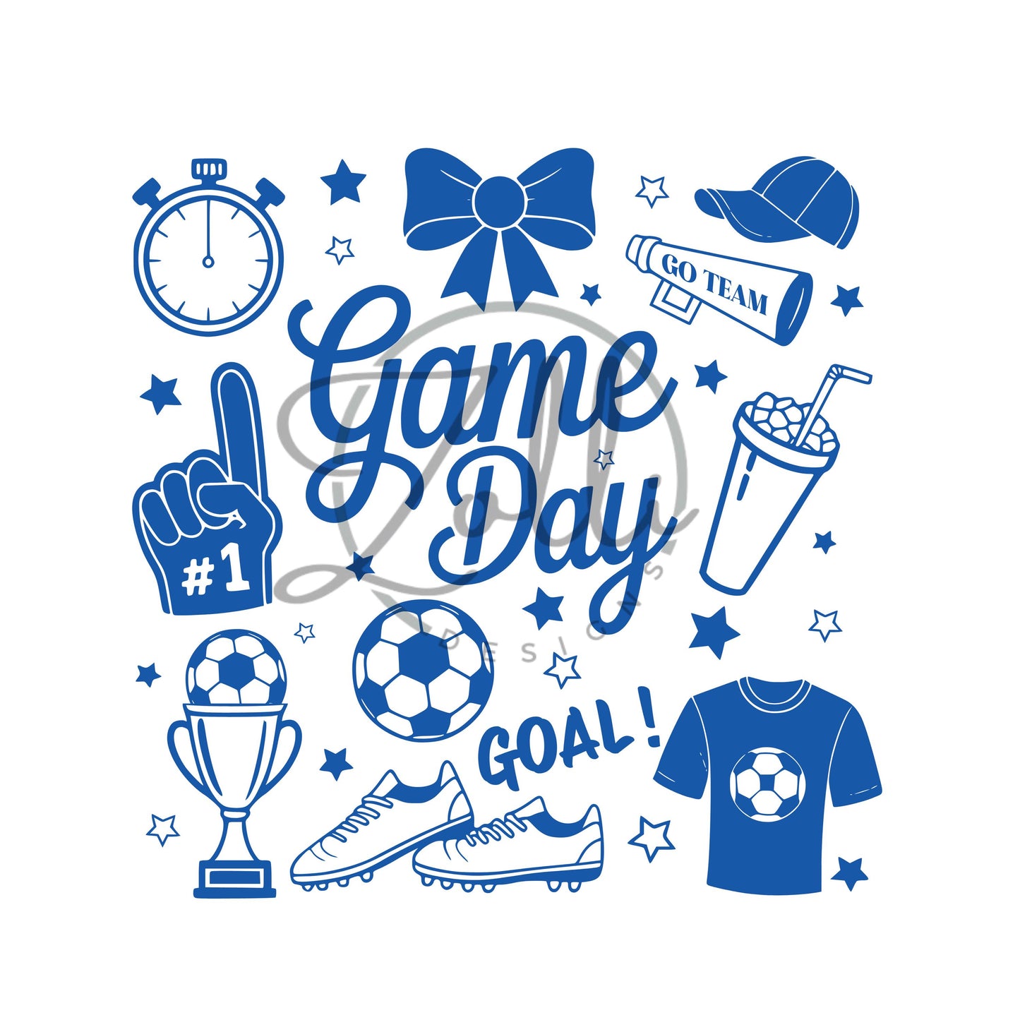 Game Day Canvas Tote Bag, Sports Mom Stadium Bag, Soccer Fan Essentials